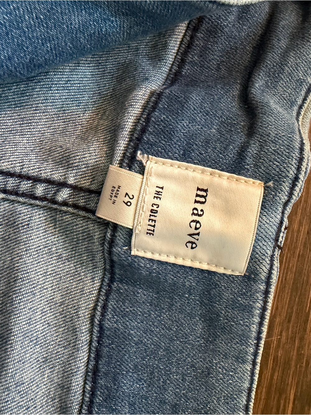 Anthropologie Maeve The Colette Crop High-Rise Wide-Leg Jeans - Picture 6 of 7